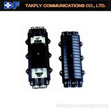 2 in 2 out with Distribution Horizontal Fiber Optical Splice Closure